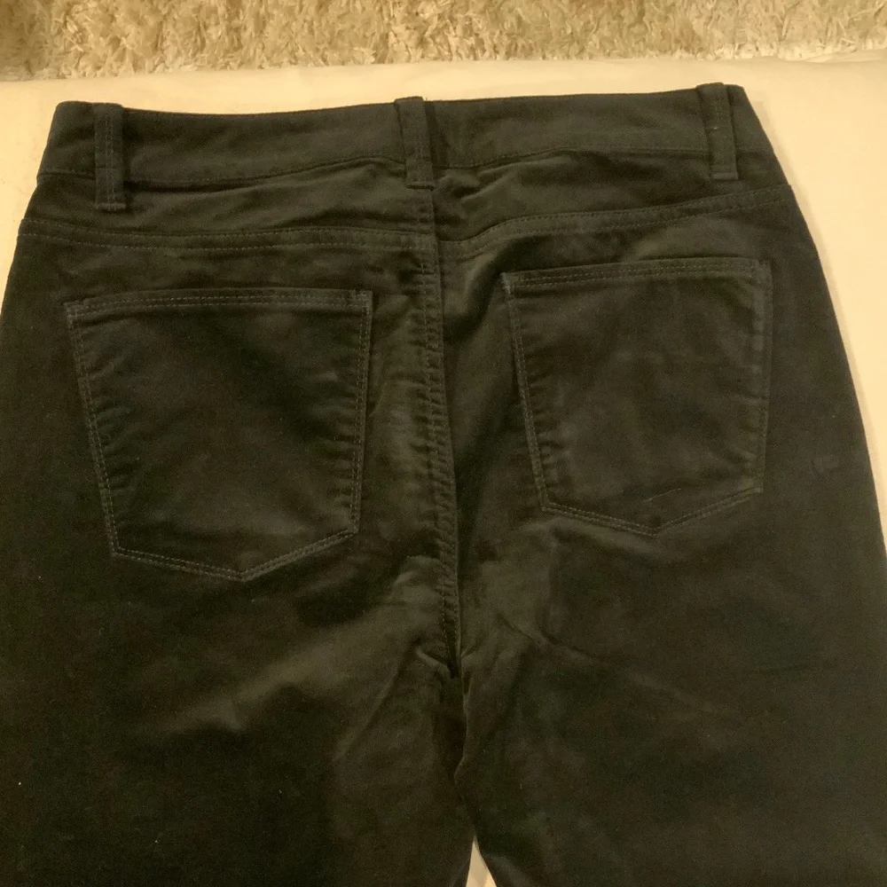 Talbots Black 6 Velvet Straight Leg Heritage Fit Holiday Date Cocktail Alpine